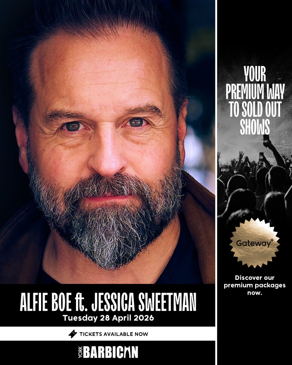 🎶 One of Britain's best-loved tenors, <a href="/AlfieBoe/">Alfie Boe OBE</a>, will be bringing his hits and fan favourites to York, with special guest Jessica Sweetman.

ℹ️ Tickets are available now: spr.ly/6015ACaMh

➕ Gateway+ Premium Experience: spr.ly/6016ACa36

<a href="/thisisyo1/">YO1 Radio</a> <a href="/AXS_UK/">AXS_UK</a>