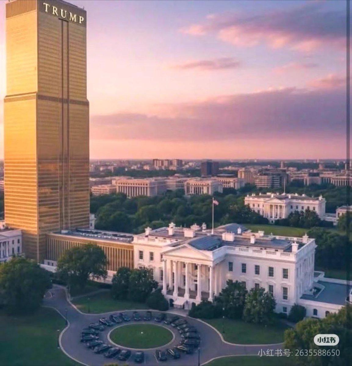 The White House after the Trump renovation.