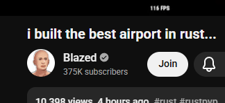 FiremanRabbit's tweet photo. Two months ago I posted the first airport in Rust video, now two of my favorite creators have posted airport videos! Pretty cool! #daddyoftheairport @SebbyK29 @BlazedRust https://t.co/LLQthe8sfo