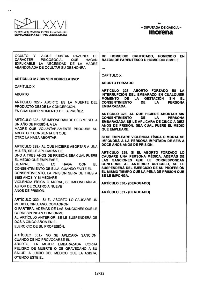 CarlosLeal's tweet photo. .@PartidoMorenaMx va por la despenalización total hasta el nacimiento en Nuevo León.

Defendamos la vida! https://t.co/9o4VXBkkQ1