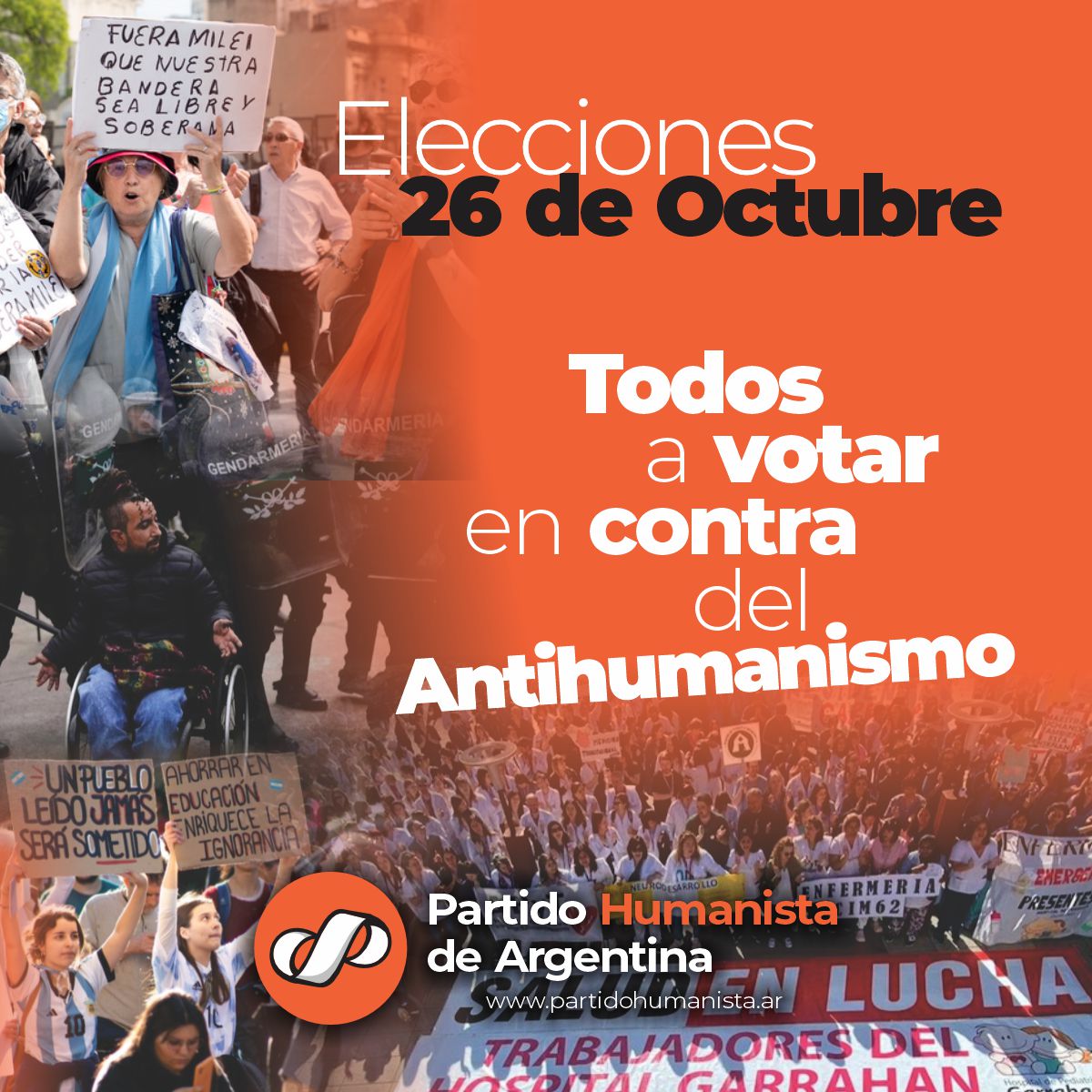 PartHumanistaAr's tweet photo. EL PARTIDO HUMANISTA FRENTE A LAS ELECCIONES DEL 26 DE OCTUBRE
https://t.co/Jf0RvhXItr https://t.co/OqxVNuLVUb