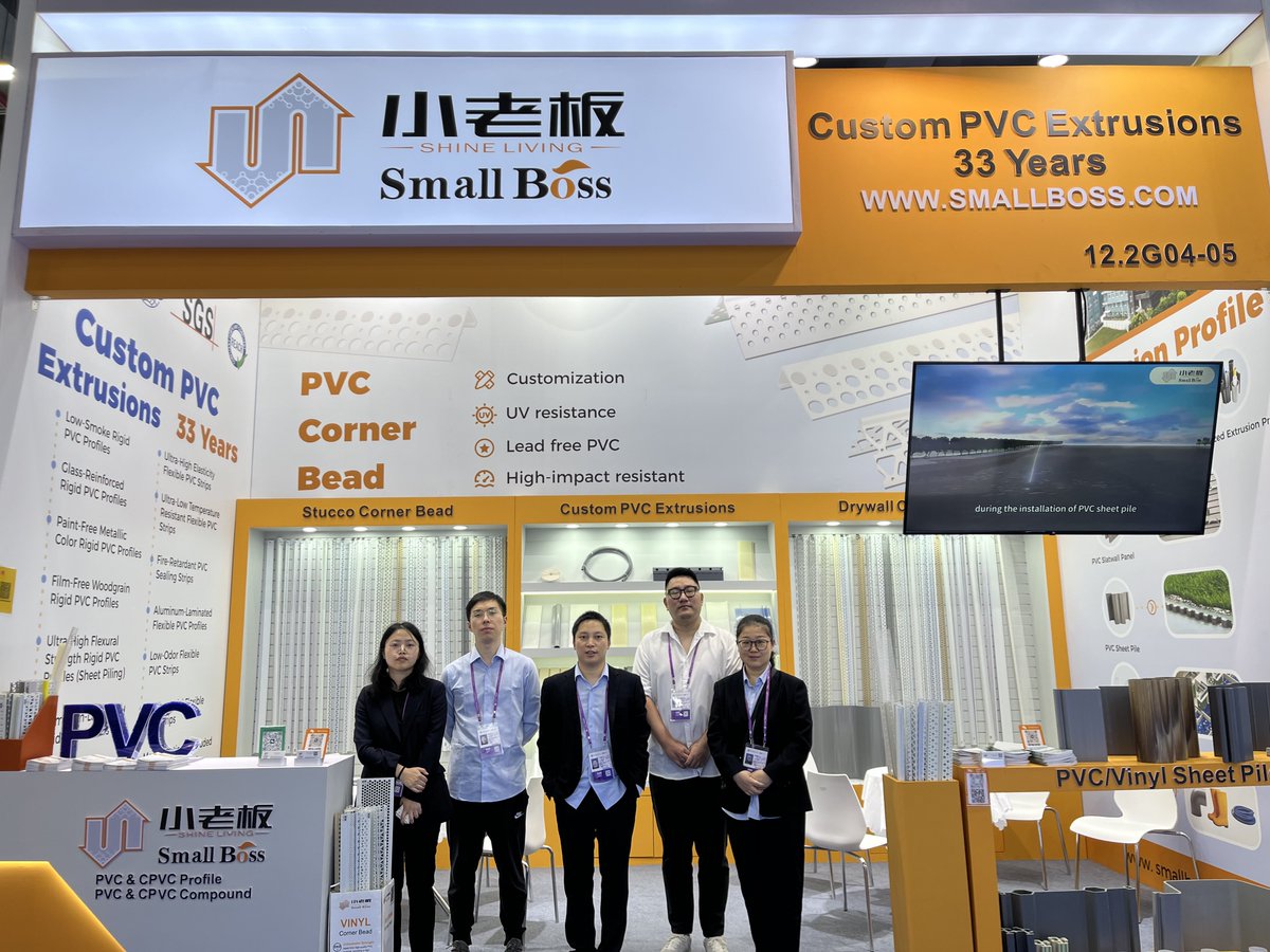 Pvcplasticpile's tweet image. #MBBR #PVCSHEETPILE #PVCCOMPOUND #PVCPROFILE
Welcome to meet us at Canton Fair Phase 2

Booth No.: 12.2 G04-05

Date: 23rd-27th,Oct,2025

Address: China Import and Export Fair, Guangzhou.