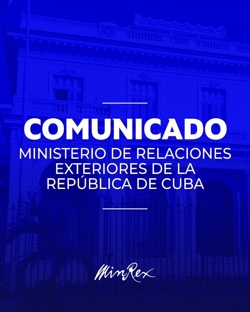 Extraditado a #México ciudadano chino reclamado por ese país.

📌 Comunicado del Ministerio de Relaciones Exteriores

🔗cubaminrex.cu/es/extraditado…