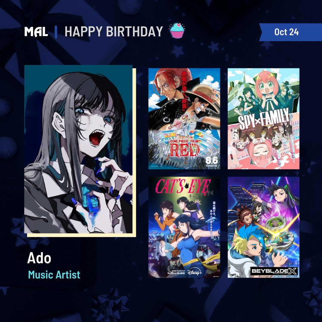 Happy birthday to Ado! 🎂

Full profile: listani.me/Ado