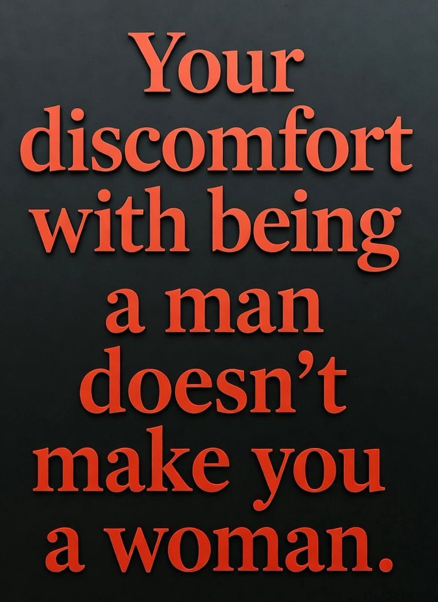 Men who hate being men still aren’t women.
