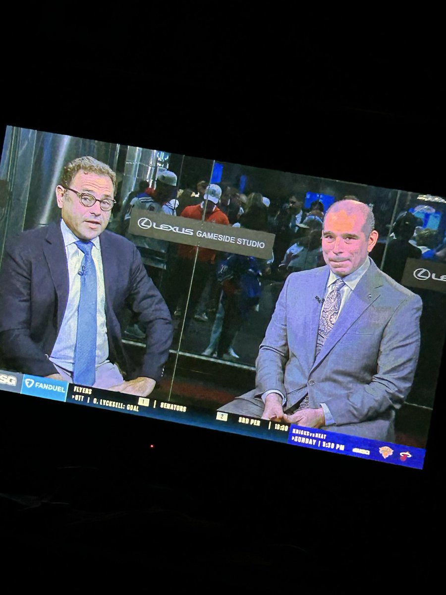mikebonelli's tweet photo. That’s it @DStarmanHockey   Great insights and analysis. Always showing you’ve done your homework @TheGarden @NYRangers @Chase https://t.co/rj38MFZMlo