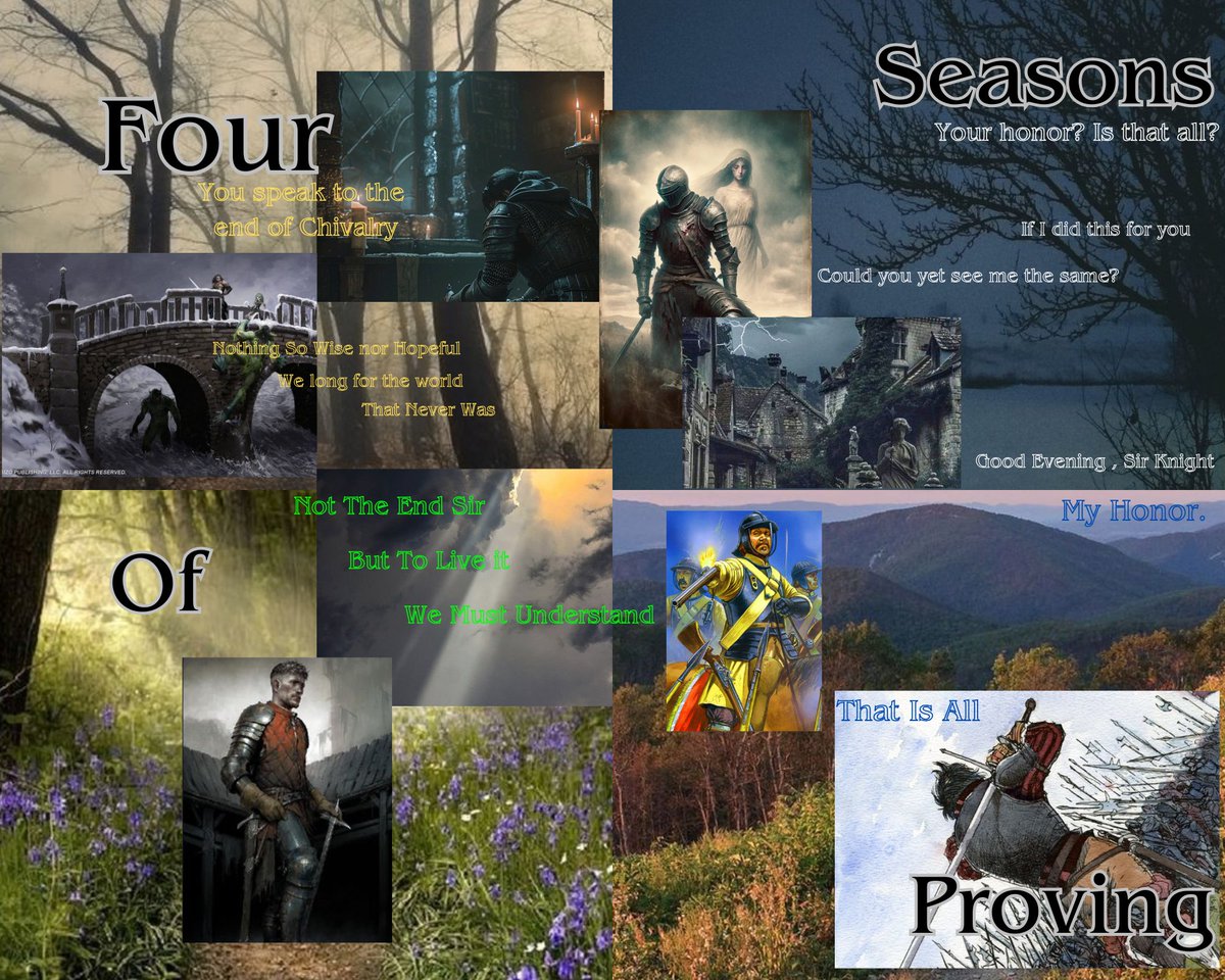 SquireofLo's tweet photo. ○ therapy 
○ self care 
● going on a quest to prove your mettle and taking three extra years to answer a personal question https://t.co/TbKsE3pdn8