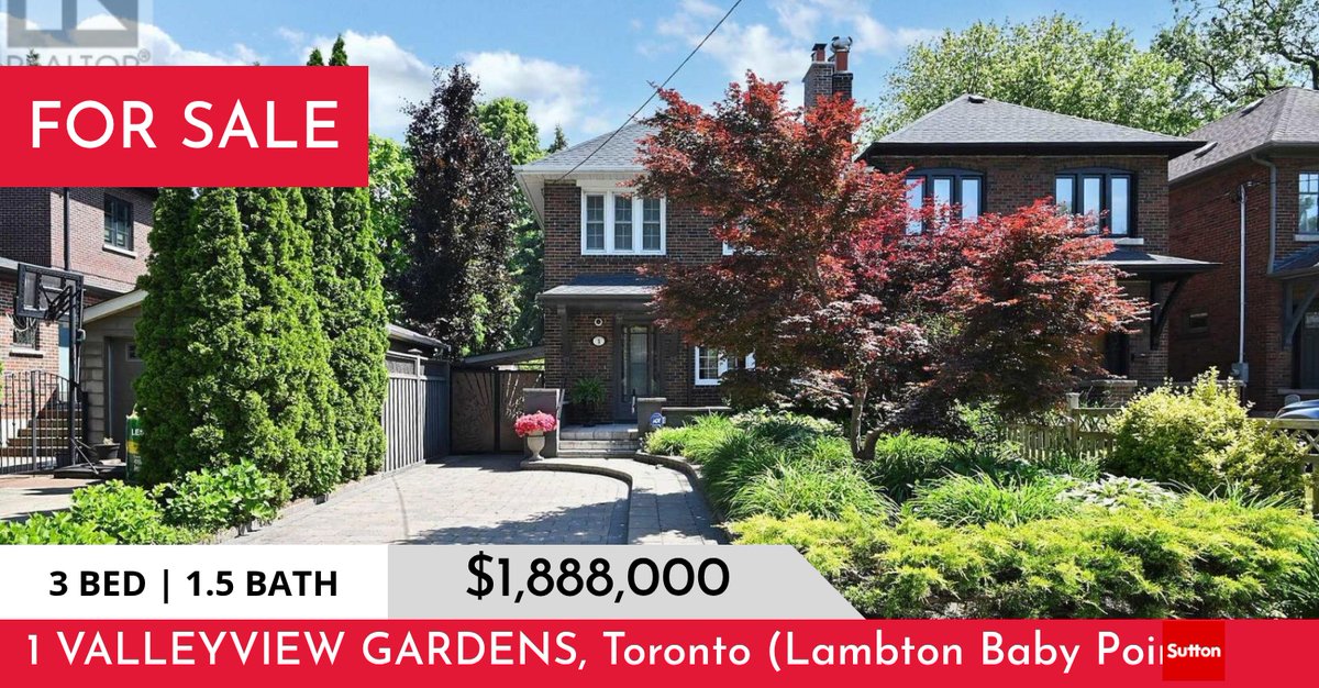 SoldbyJoya's tweet photo. Are you looking for a home in the Toronto (Lambton Baby Point) area? If so, check out this listing before it's gone! Give me a call at (647) 328-5324 for more information.

Joya Salvadori, Realtor®
RESR® SRS® ABR® SRES® RSPS... https://t.co/r0GFoQvT8l https://t.co/fSo4FSYLOx
