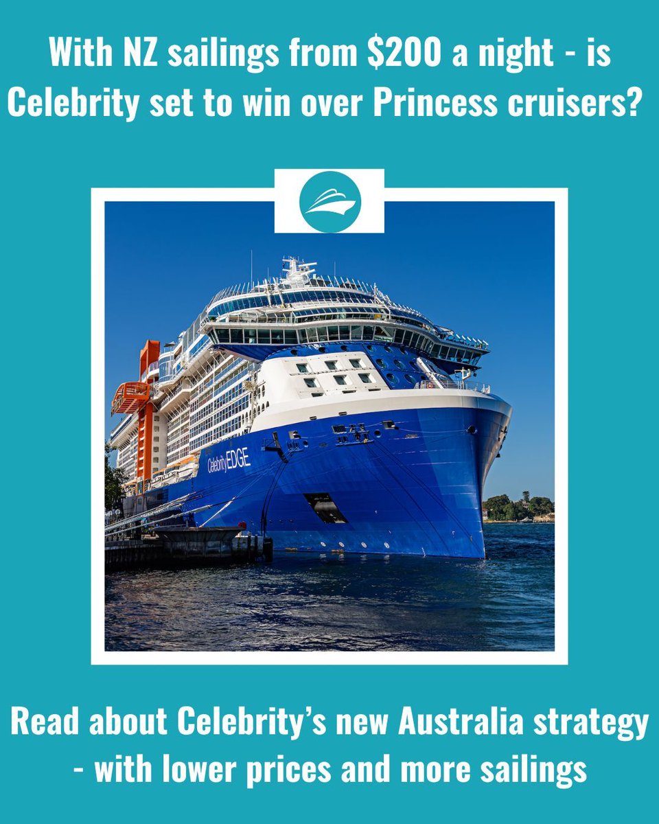Celebrity is selling cruises to NZ at $200 a night - cheaper than rival Princess Cruises and even undercutting Royal Caribbean. It appears to be part of a strategy to cash in on Princess's reduced capacity this season. How do you think Celebrity stacks up against Princess?
