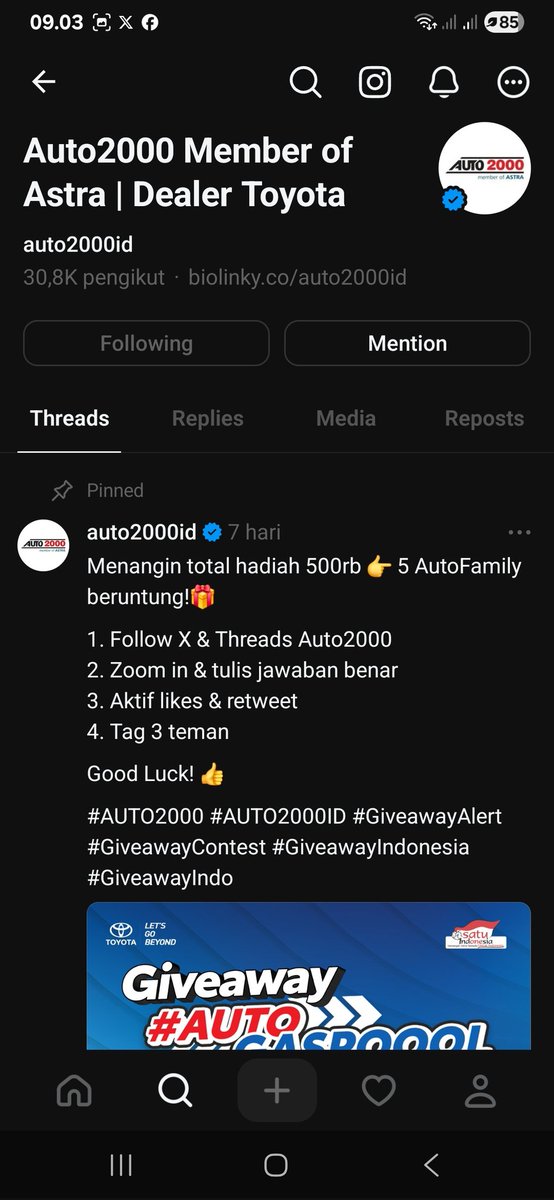 AndyEnefty's tweet image. Life is easy
@ameliawy26 
@nyonyahsyuuper 
@Antonsurya_ 
#AUTO2000 #AUTO2000ID #GiveawayAlert #GiveawayContest #GiveawayIndonesia #GiveawayIndo