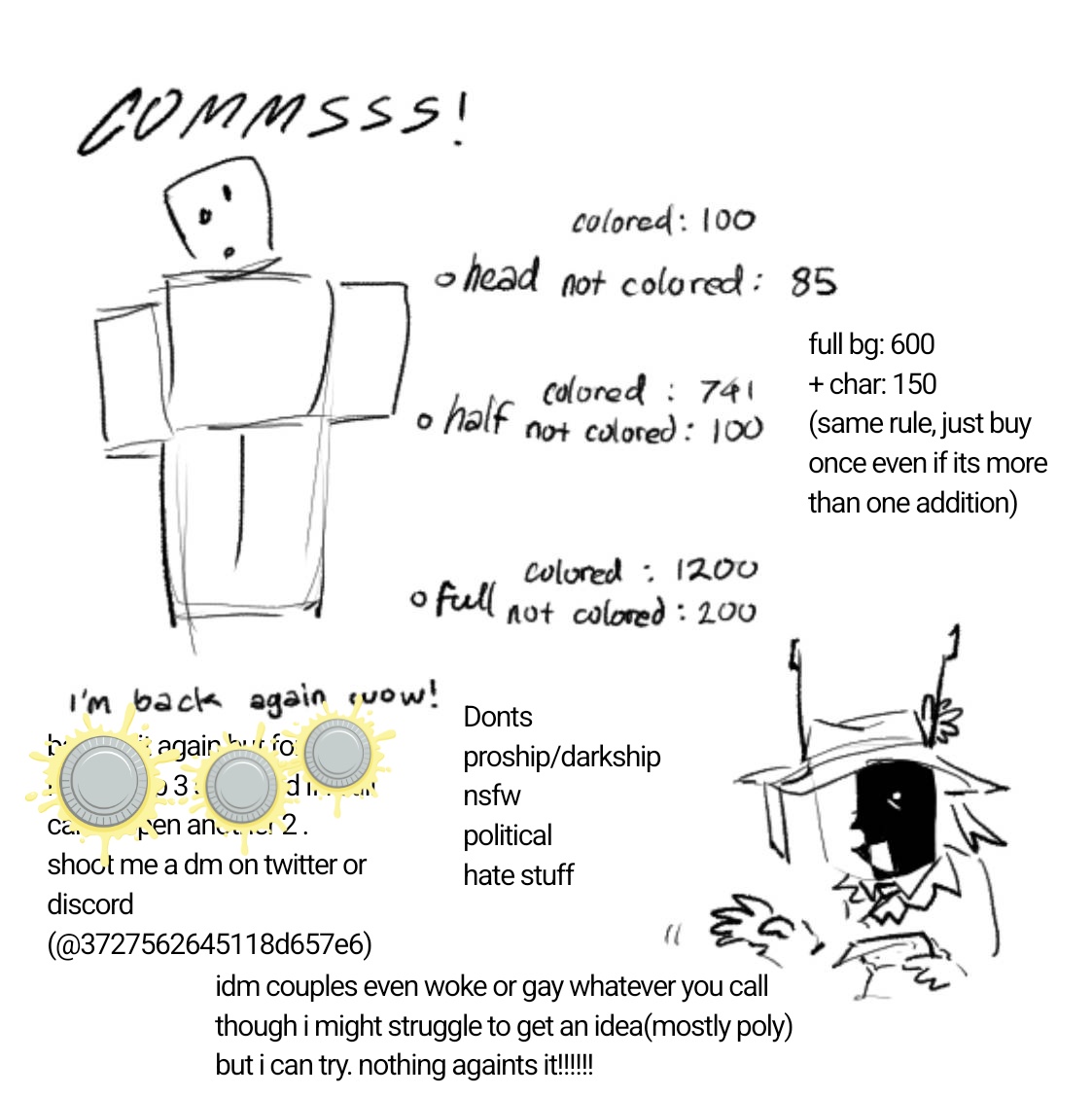 03045_i18's tweet image. Im rlly nervous showing this buthello.. (examples aren't really the best sorry😔)
