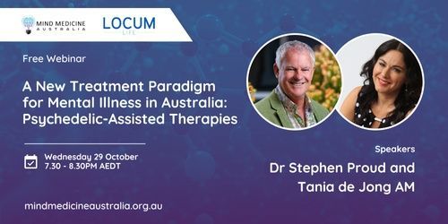 FREE Webinar | A World-First: Transforming Mental Health Treatment with Psychedelic-Assisted Therapies

📅 Wed 29 Oct | 🕢 7:30 pm AEDT | Online

Hear from Dr Stephen Proud &amp; @taniadejong on Australia’s clinical rollout, safety, regulation &amp; potential: buff.ly/4HgaFGE