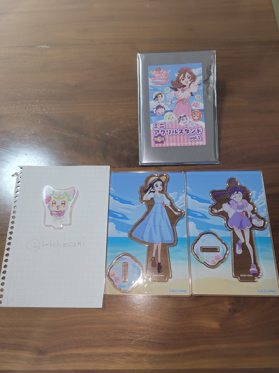 L_babinezumi's tweet photo. 【交換 】プリキュア キミとアイドルプリキュア キミプリ 映画 ミニアクリルスタンドvol.1 アクスタ キュアウインク  キュアキュンキュン

譲)蒼風なな 紫雨こころ
求)プリルン>咲良うた

手渡し>郵送
都内又は横浜 川崎辺りであれば手渡し可能です！
お気軽にお声掛けください https://t.co/bD1OO1YZhz