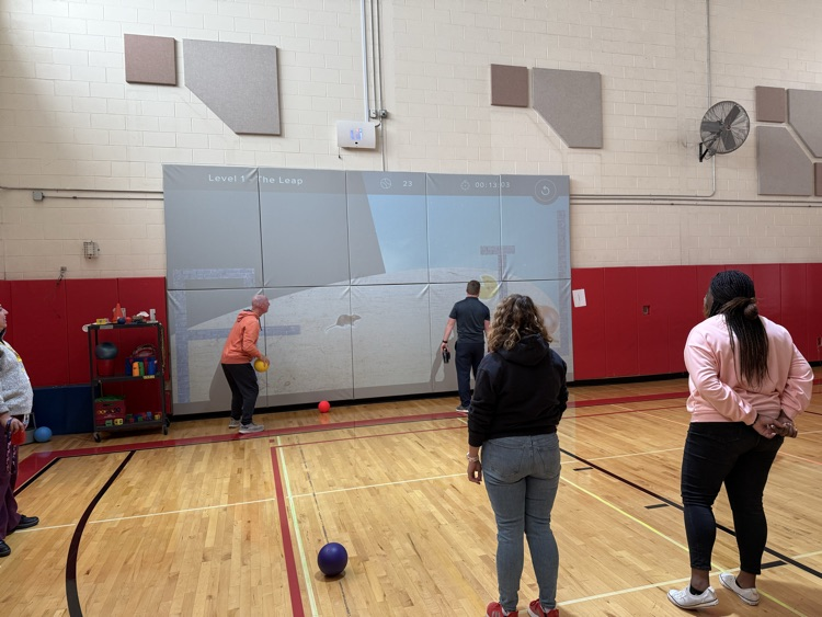 The Play Lu Interactive Playground at Crim School is up and running after district and building staff receive training.