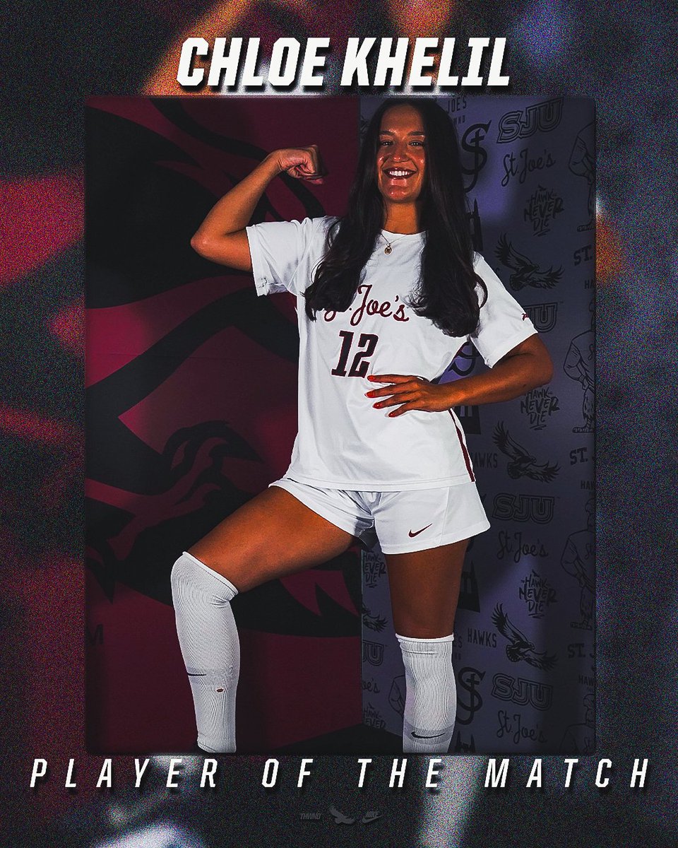 For her efforts in helpng SJU to a clean sheet, Chloe Khelil is the Hawk of the Match!! #THWND