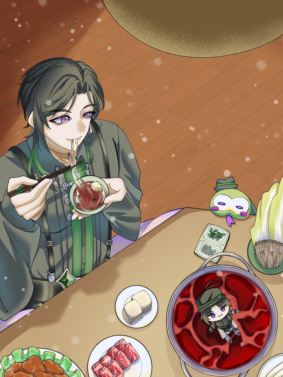 [Nijitober week 4: Spice]

Spicy hotpot date 

#Nijitober25 #GinjoCanvas
