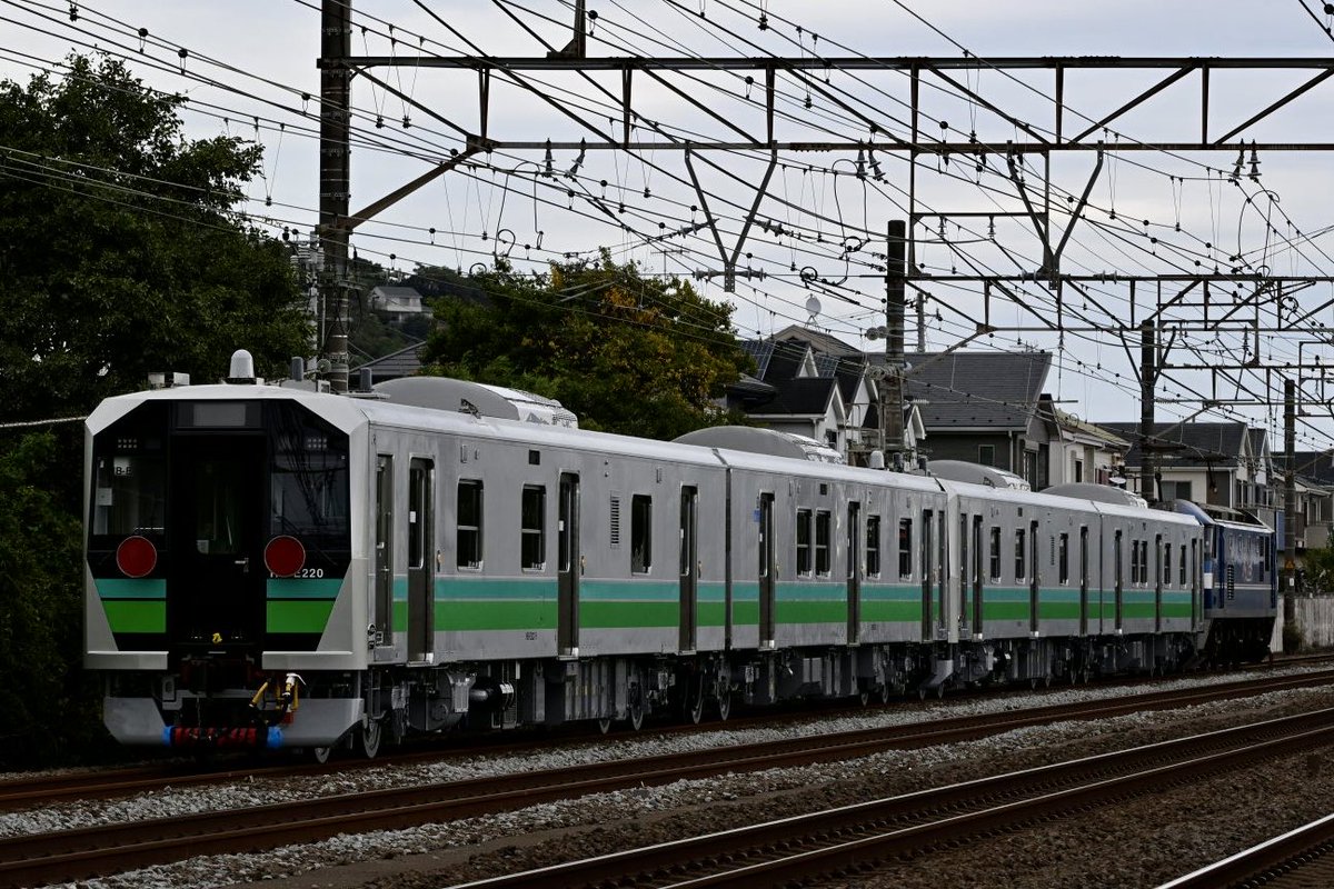 Rail710's tweet image. 2025.10.24
8860レ　甲種輸送
八高線HB-E220系
