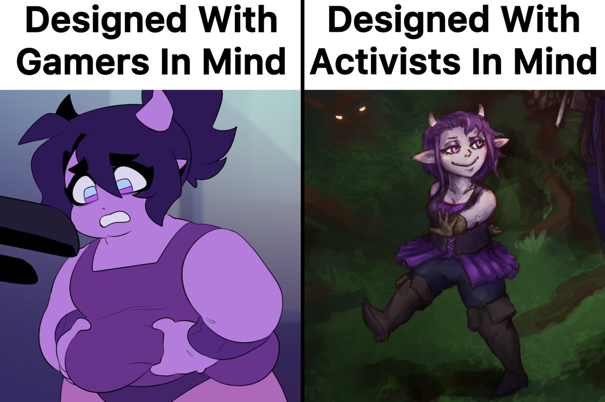 Team_Obsidia's tweet image. Which way is the right way? #Gamers #Activists