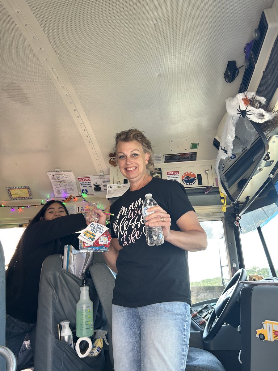 Rose Gonzales, MSEL (@mrsg03812) on Twitter photo The Sunshine Committee surprised the bus drivers with goodies to take on their routes this afternoon!  We appreciate our bus drivers!  #BusDriverAppreciationWeek #KISDinspires #KISDisHOMEtoME #TogetherWeCan #petersonproud <a href="/HPetersonMS/">HPetersonMS_KISD</a> The Sunshine Committee surprised the bus drivers with goodies to take on their routes this afternoon!  We appreciate our bus drivers!  #BusDriverAppreciationWeek #KISDinspires #KISDisHOMEtoME #TogetherWeCan #petersonproud <a href="/HPetersonMS/">HPetersonMS_KISD</a>