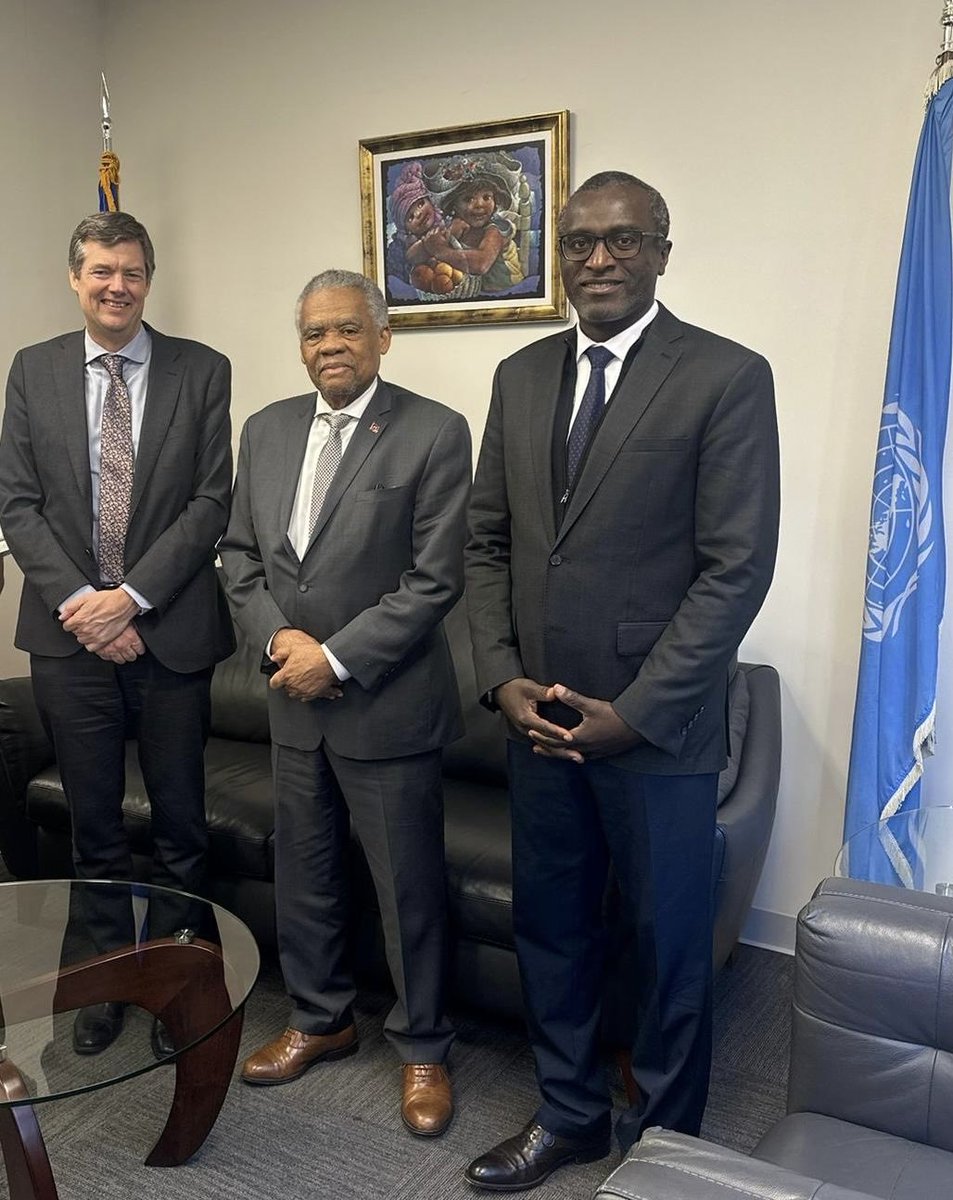 Pleasure to meet with Amb Ericq Pierre Permanent Representative 🇭🇹 to discuss the burden host communities are carrying.  Community based support is urgently needed.