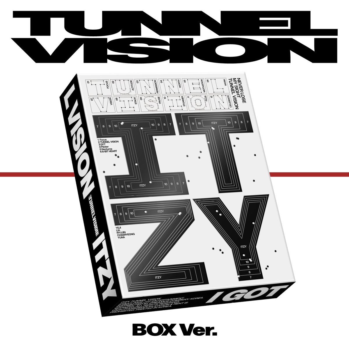 ITZYofficial's tweet image. ITZY &amp;lt;TUNNEL VISION&amp;gt; ALBUM PREVIEW | DETAILED
BOX VER.

📌Release
2025.11.10 MON 6PM (KST) | 4AM (ET)

#ITZY #MIDZY @ITZYofficial
#ITZYComeback
#ITZY_TUNNELVISION
#ITZY_TNVS