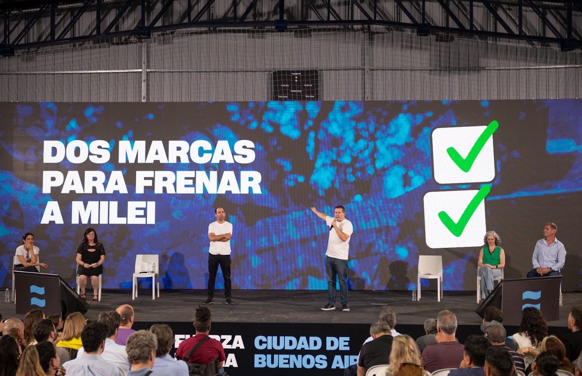 Así cerramos la campaña ✌🏼🇦🇷

Con la bandera argentina. Con el compromiso de frenar a Milei y dar la pelea para recuperar la verdadera libertad: la de tener un sueldo que te alcance, una jubilación digna, poder estudiar, tener tiempo libre y los medicamentos que necesitas.

La