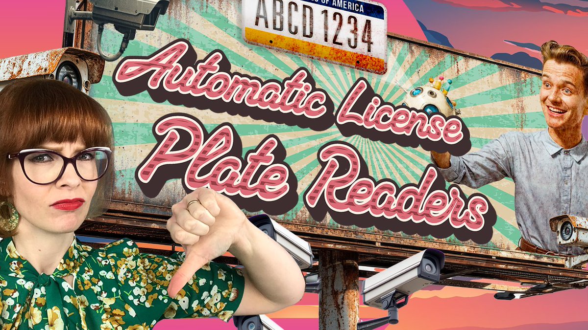 Flock's camera network tracks everywhere we drive.
Police can search it without a warrant.

Freedom of movement disappears if we're surveilled the moment we leave our front door.

I'm not ready to give up my freedom yet. Are you?

youtu.be/IOa9tjoxsQ8
odysee.com/@NaomiBrockwel…
