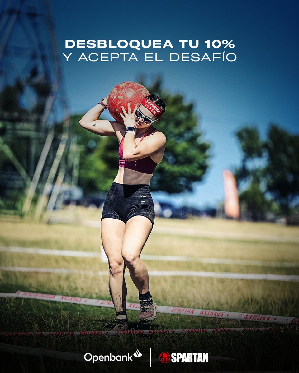 Corre con ventaja: 10% de descuento con Openbank para Spartan San Luis Potosí. 
📆 25 de octubre 📍Parque Tangamanga
Categorías disponibles: Sprint y Trail
Activa tu 10% y toma la línea. 🔗 hubs.ly/Q03PZSDZ0 

Vive #TuVidaOpen