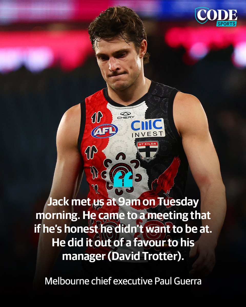 codeaflau's tweet image. Jack Steele didn&apos;t want to leave St Kilda.

But 24 hours after meeting with Melbourne, he was keen to be a Demon.

STORY ▶️ bit.ly/3Wcmpge