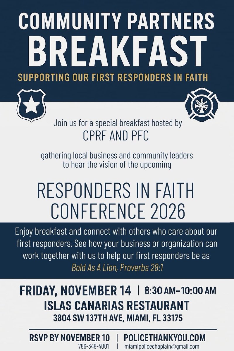 MiamiTacticalFL's tweet photo. Don’t miss it. #FirstResponders https://t.co/NH9m6UZfmU