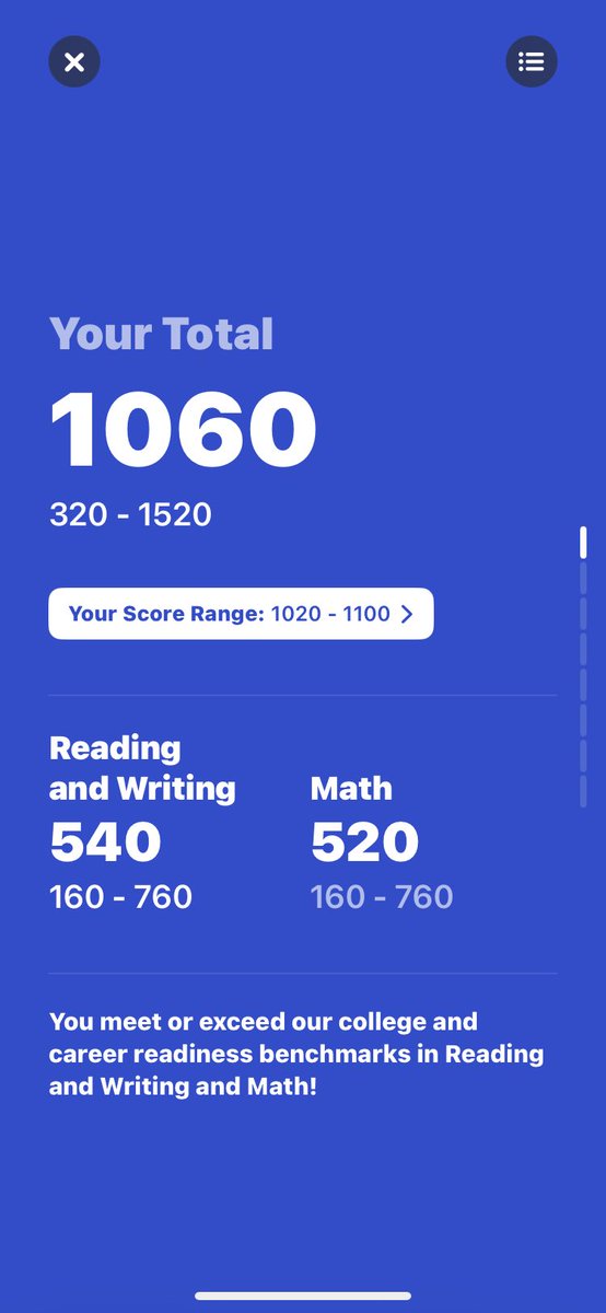 AlexBrock40's tweet image. Got my PSAT score today. I know what areas I need to improve on so I can score higher on SAT. @RecruitGeorgia @NEGARecruits @RecruitLangston #backtowork 📚👨‍🎓