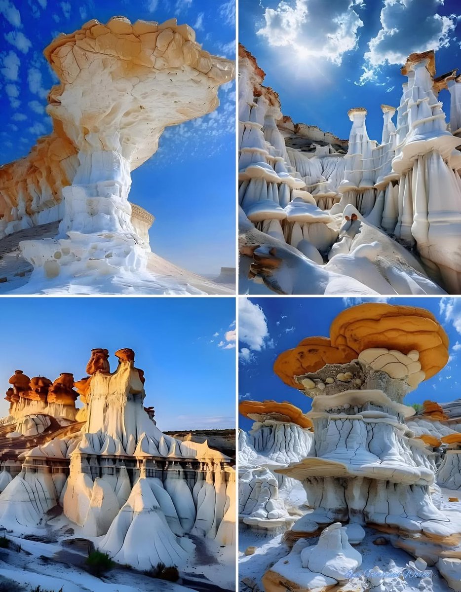 The Valley of Dreams, a natural landscape located in northwestern New Mexico, within the Ah-Shi-Sle-Pah Wilderness.
