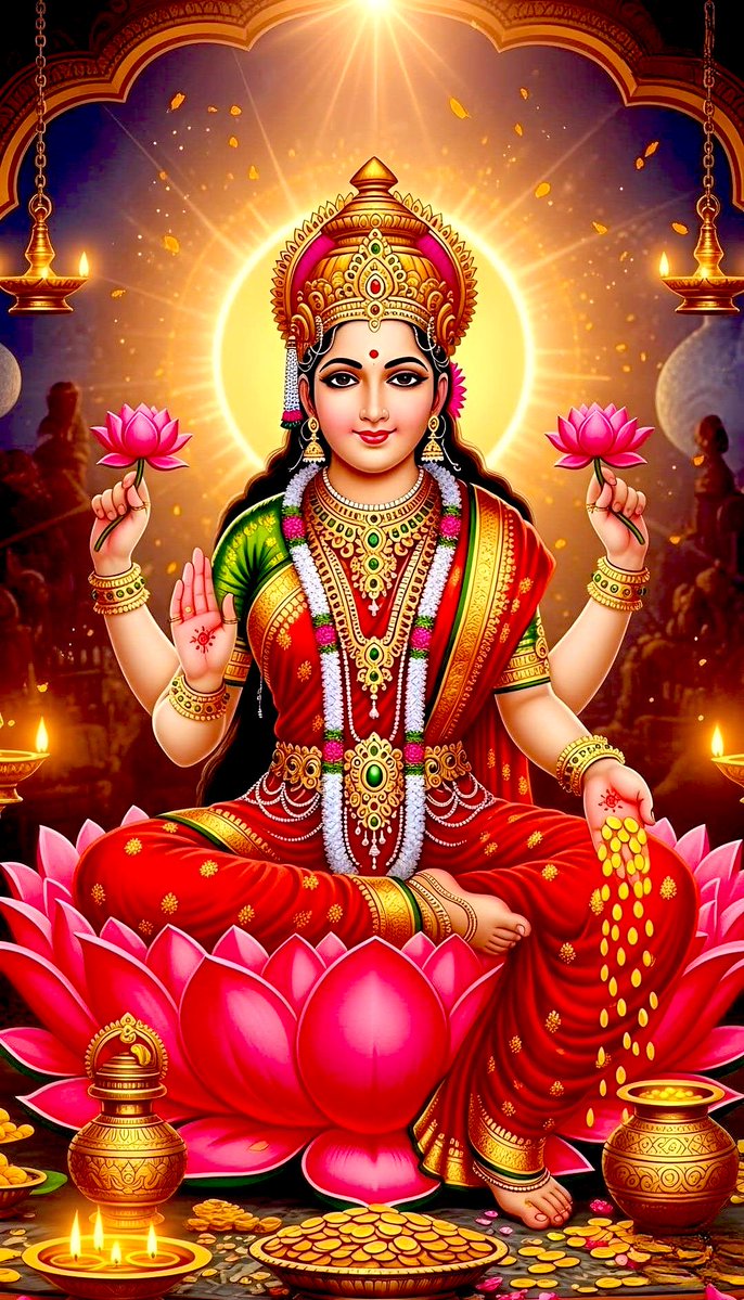 BaisaRakhi's tweet image. आदिशक्ति मां लक्ष्मी के अद्भुत दिव्य दर्शन❣️
देवी सर्वभूतेषु लक्ष्मी रूपेण संस्थिता 
नमस्तस्यै नमस्तस्यै नमस्तस्यै नमो नमः ।।
जय माँ महालक्ष्मी 🌺