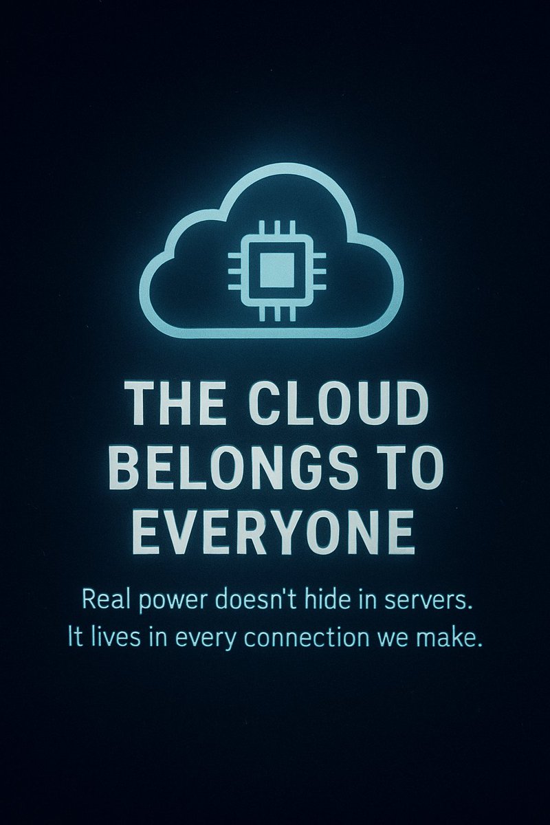 HaluuWeb3's tweet image. Once upon a time, the cloud belonged to a few.
Now it belongs to all of us.
The future of computing isn’t locked in a data center — it’s right here, in your hands. ☁️✨