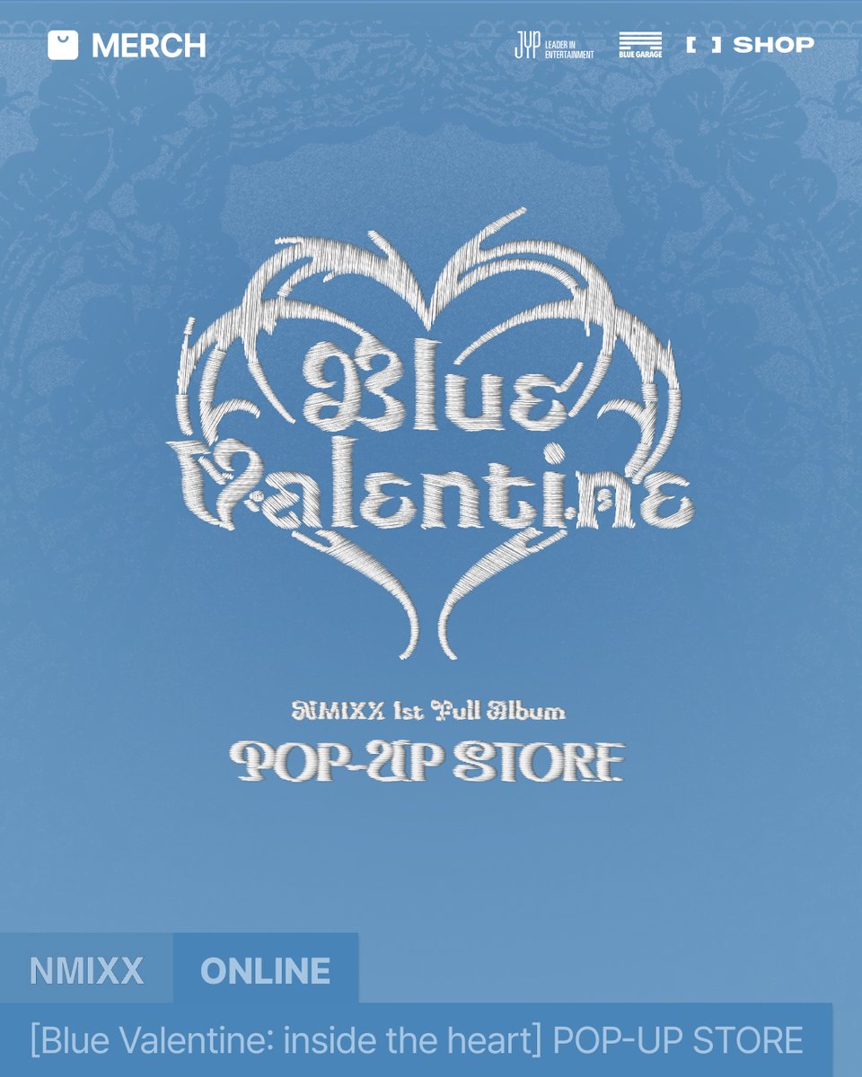 NMIXX [Blue Valentine: inside the heart] POP-UP STORE OFFICIAL