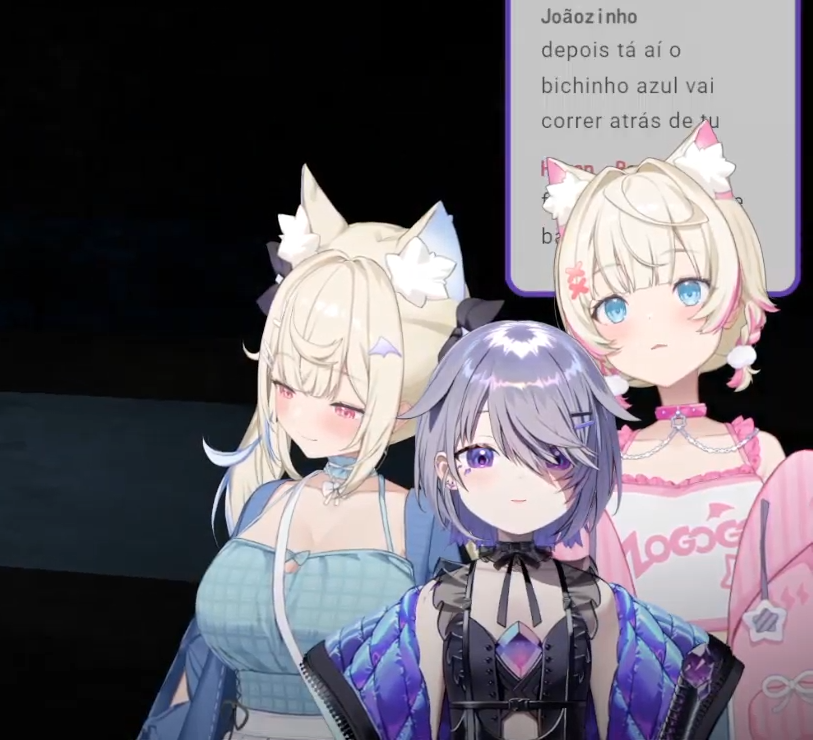 SvturnineSphere's tweet image. Fuwawa is the cutest older sister
Feeding the gamers while they figure out how to beat the game