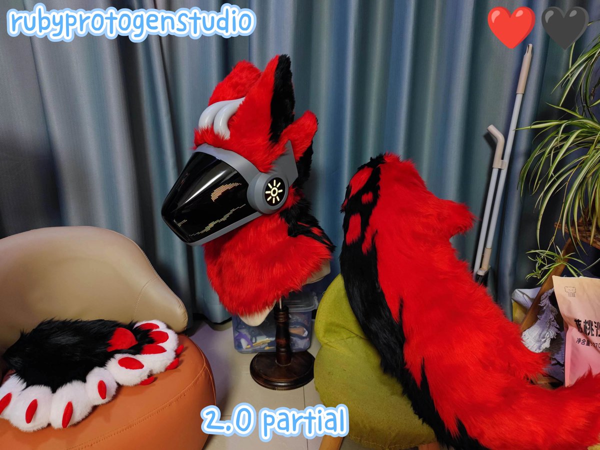 Ruby_protogen's tweet image. owner @itstedda ❤️🖤
ProtogenPartial Done
#fursuitcommission #rubyprotogenstudio #protogen #protogens #protogenfursuit #fursuit