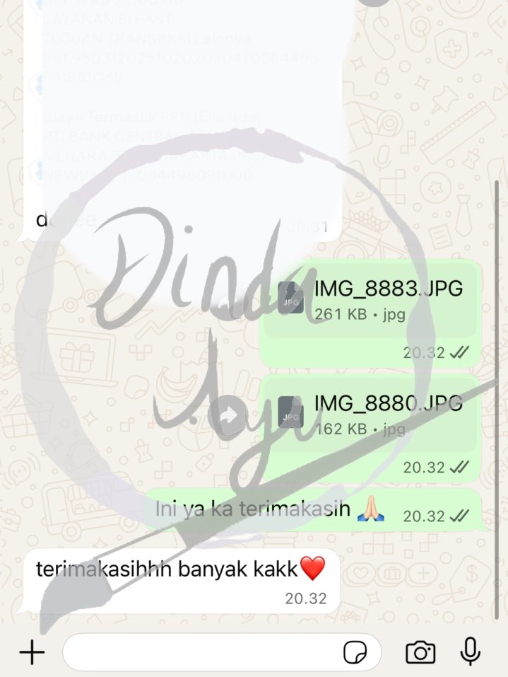 Dindaayu_art's tweet image. 682. Jasa edit foto
edit:
- background putih
- baju kemeja item/ jas hitam
- kerudung hitam
- setengah badan
- gaya silang tangan