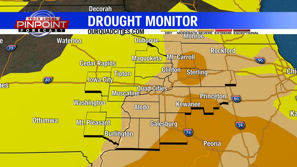 MODERATE drought rolls on in Quad Cities - October 23, 2025