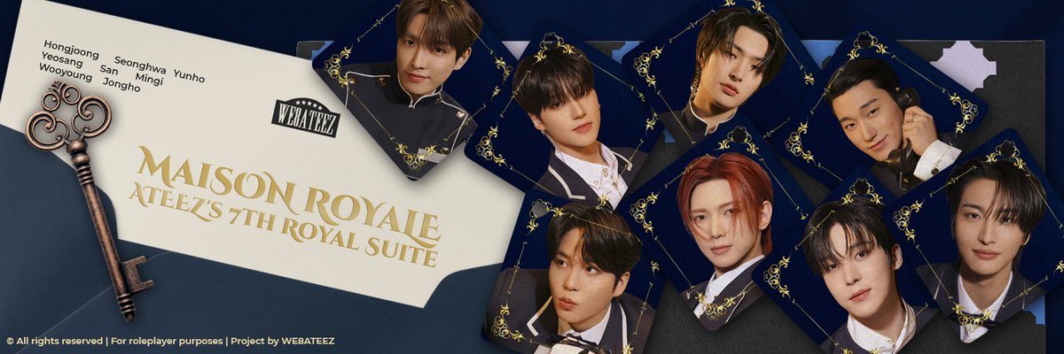 WE8ATEEZ's tweet image. ✶ Golden chandeliers crown the night, lighting the corridor that leads to comfort beyond the doors. This 𝘁𝘄𝗶𝗯𝗯𝗼𝗻 is your key card to an evening written in timeless service and unforgettable stays. 🥂

🗝: bingkai.in/maisonroyale