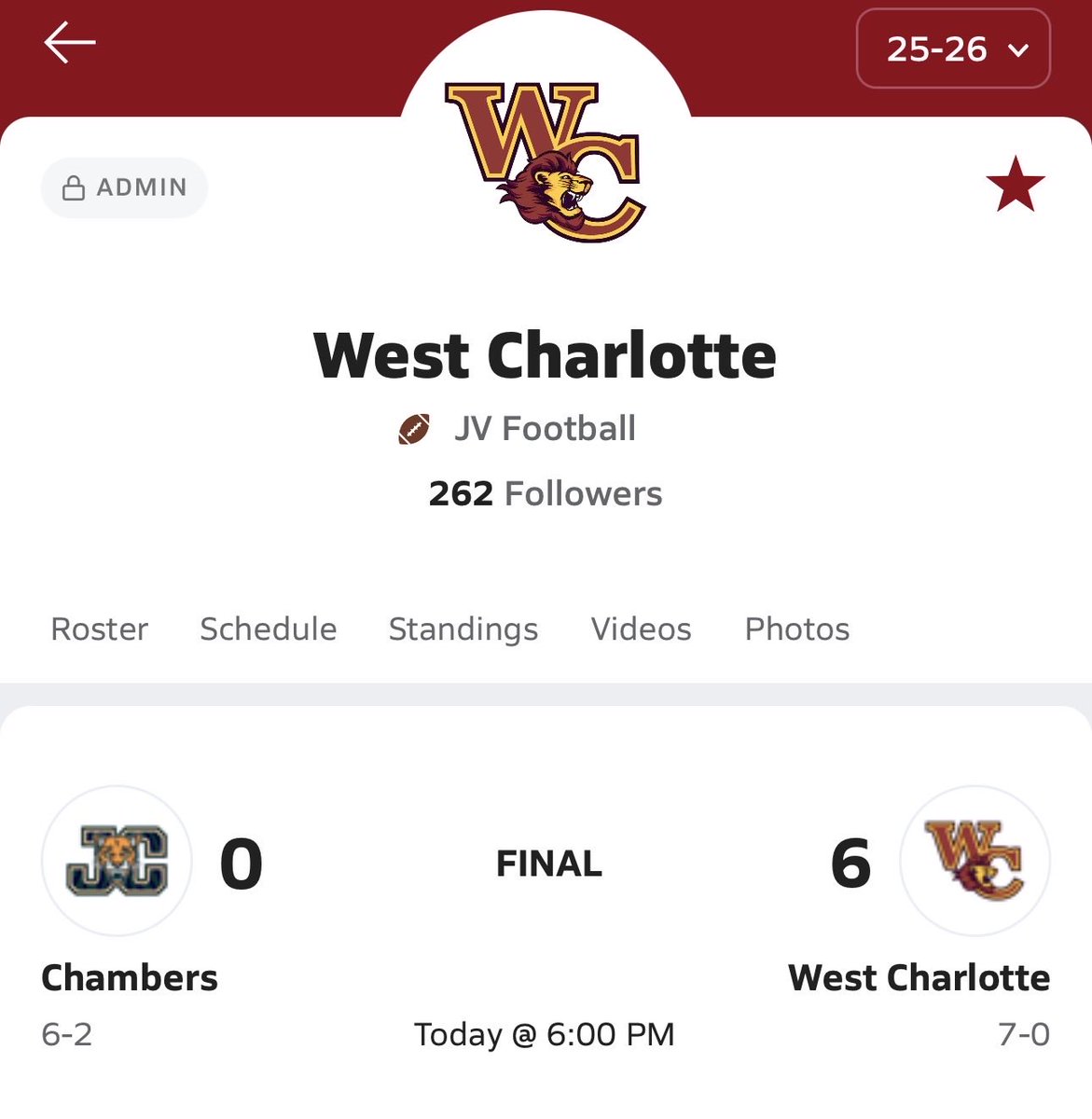 West Charlotte Lions Football tweet media