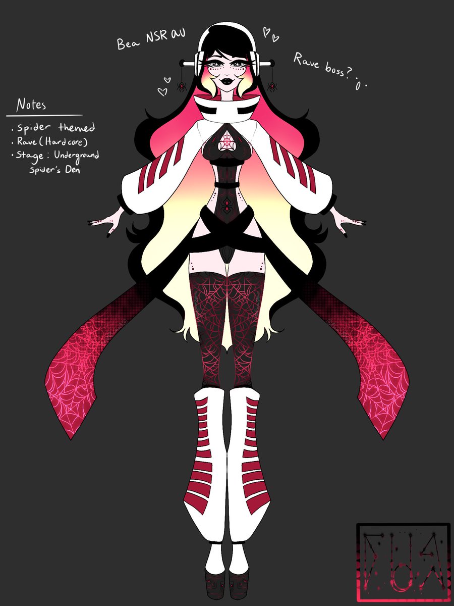 FuaStar's tweet image. I had so much fun thinking on how Bea would be in No Straight Roads 🤍

She looks so cute 😭✨

#NSR #NoStraightRoads #sonaau #au #SpiderRave