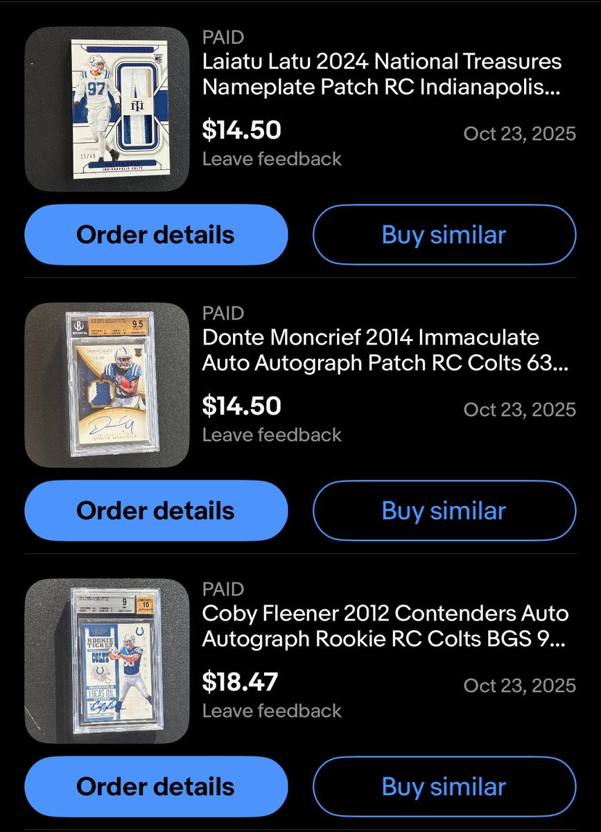 Millenium_Cards's tweet image. Hands down one of the better trio of deals I’ve ever had on eBay 🤷🏻‍♂️ @Vikings95Cards