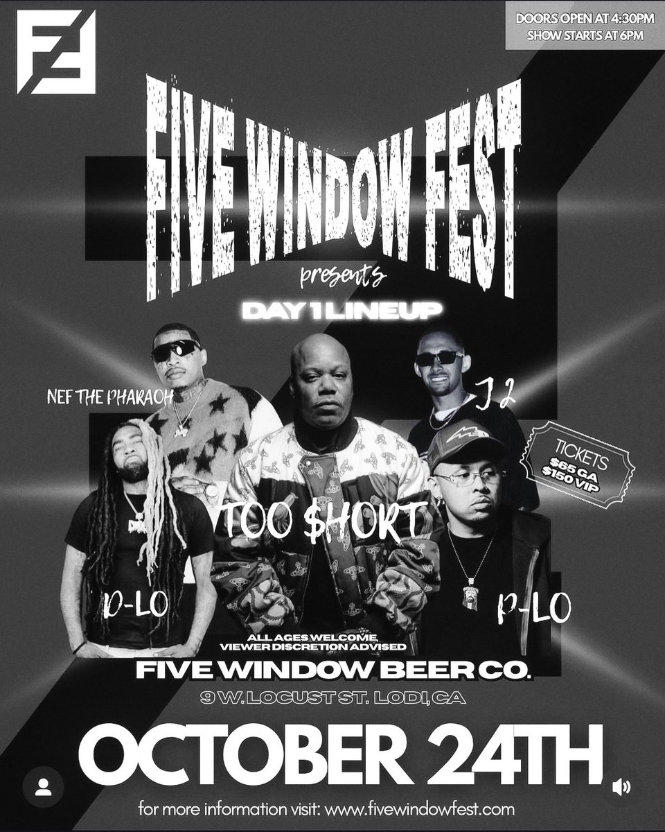 Tomorrow I got an hour set opening before Too Short , P Lo, D Lo &amp; Nef the Pharoah… don’t nun happen by accident, Showtime! 🕺🏼