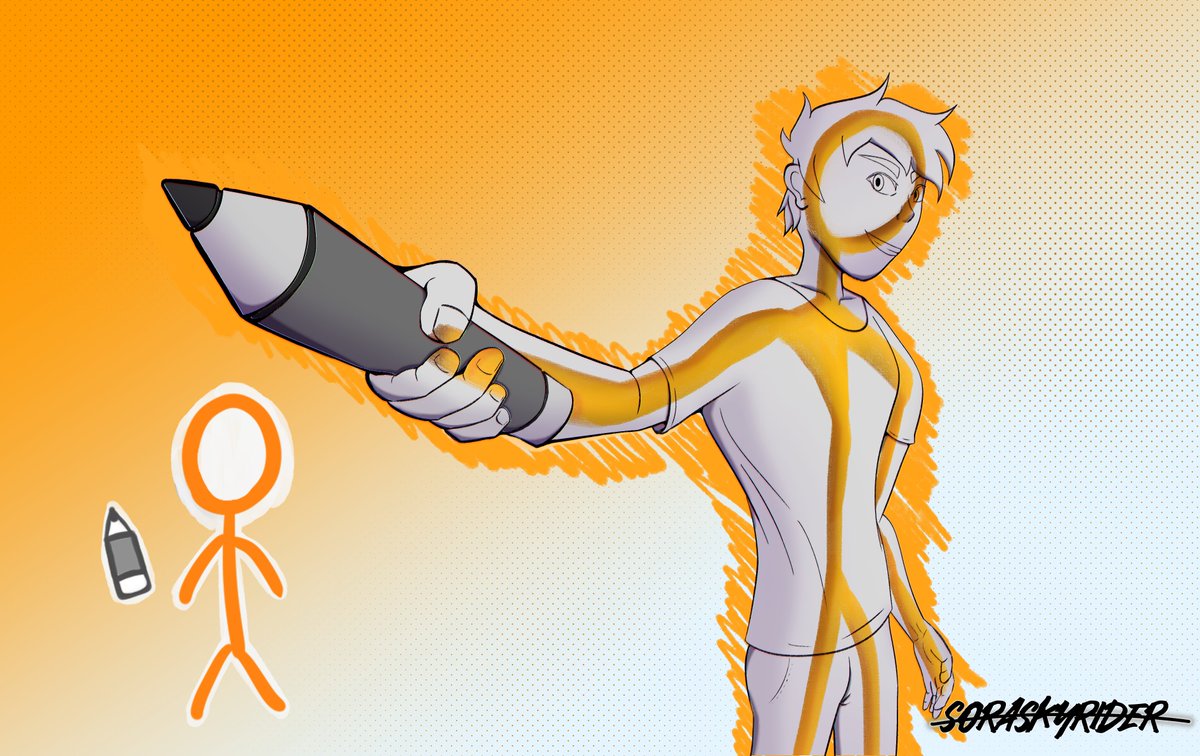 soraskyrider's tweet photo. Some fanart of Orange from AnimationVsAnimator #ava #alanbeckerfanart #Orange #animationvsanimator https://t.co/kDP12eMb0I