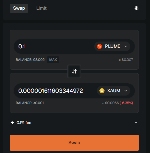 mrkonline's tweet photo. 🚀 How to complete Quest 14 on @plumenetwork 

Badge: Quest 14 🏅
 DApp: Rooter V2 ⚙️
🪙 Steps:
1️⃣ Go to Rooter V2
2️⃣ Make a swap using the Plume / XAUM pair
3️⃣ Just 1 transaction is enough — and you’re done ✅

Easy quest, easy badge. Let’s keep the streak going! 💪
#Plume https://t.co/Oc3KfAYaj1