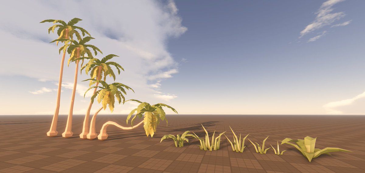 rezdemona's tweet image. Tropical vegetation I'm creating for future projects :)
#RobloxDev #RobloxDevs #RBXDev #RBX #RobloxCommissions #RobloxCommissions #ROBLOX