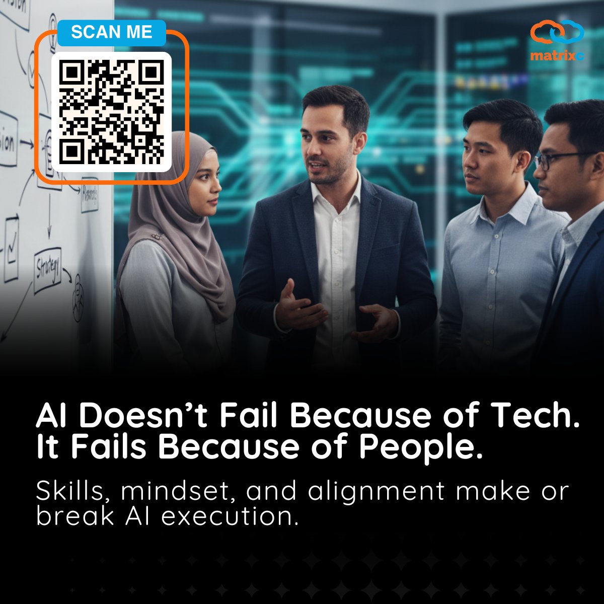 matrixconnexion's tweet image. The AI Execution Readiness Assessment evaluates these critical human factors, because without people, AI is just another system.
👉 Start Now: stax.matrixc.com/ai-execution-a…
📲 Or WhatsApp us directly: wa.me/60124278432
#matrixc #AIExecution #AIReadiness #FutureOfWork