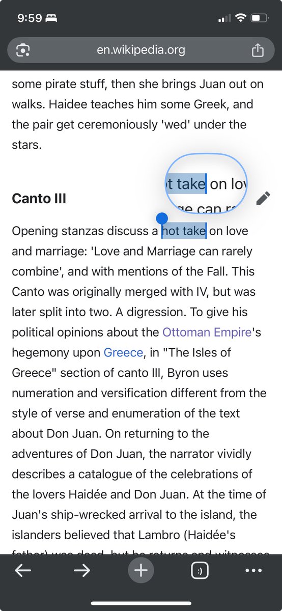 Can someone edit the Don Juan wikipedia page