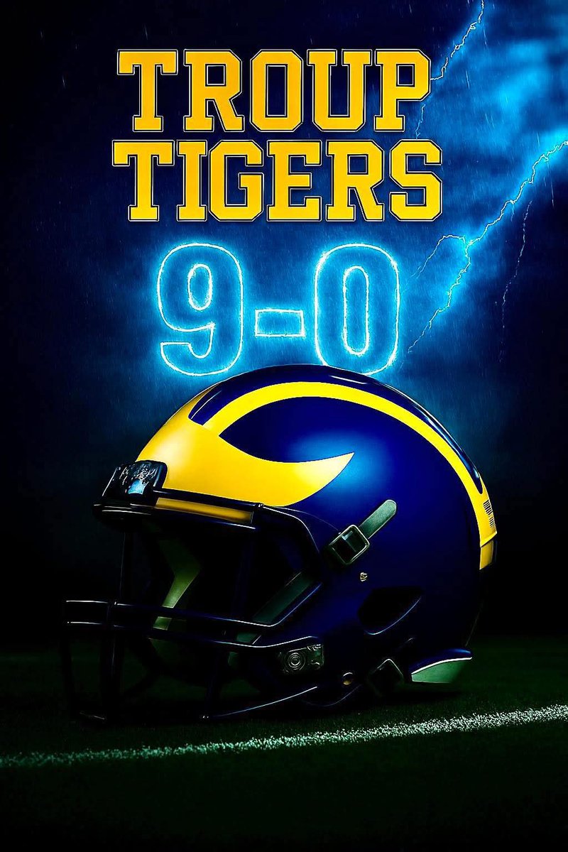 Tigers are 84-31 in the last 10yrs, 9-0 (3) times, (2) semifinals, (1) Region Championship but never 10-0. 
Tall task next Friday at Callaway Stadium vs a really good Sandy Creek team!!
